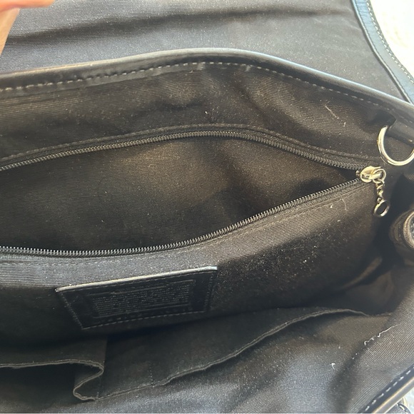 Coach satchel handbag, black. - Picture 8 of 14